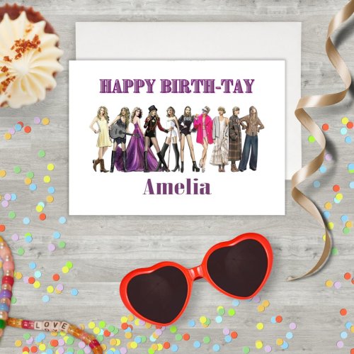 Swiftie Eras Birthday Card