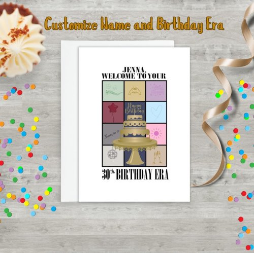 Custom Birthday Era Card